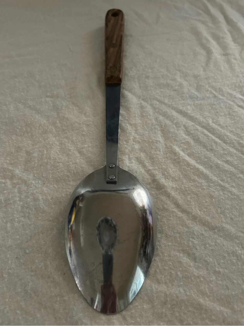 Robinson Vintage Serving Spoon with wood Handle 12